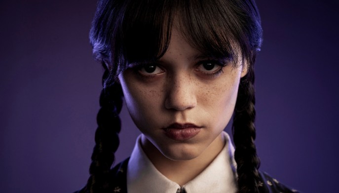 Jenna Ortega in Mercoledì Addams