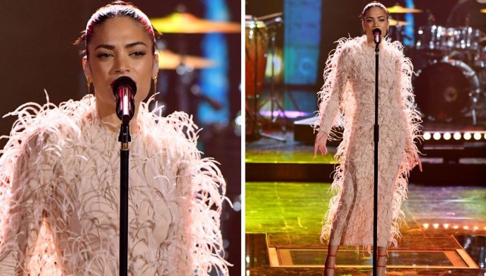 Elodie, una star a "Che tempo che fa": il look