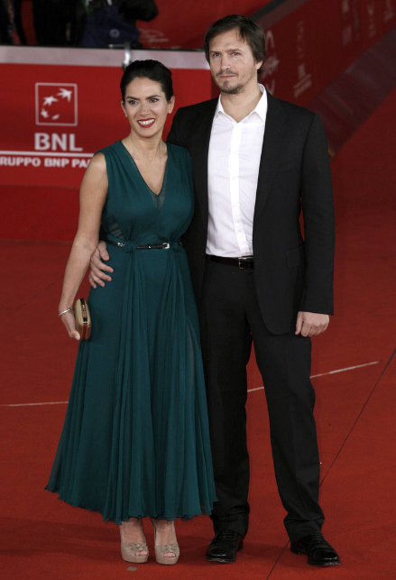 Maya Sansa e il compagno Fabrice Scott