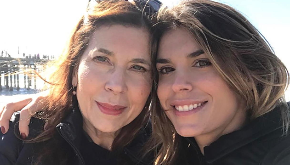Elisabetta Canalis insieme a sua mamma Bruna