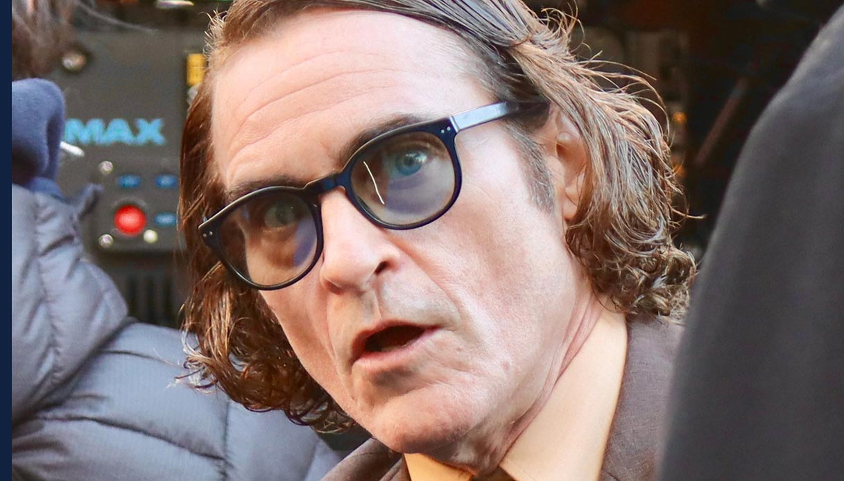 Joaquin Phoenix sul set di “Joker: Folie à Deux”
