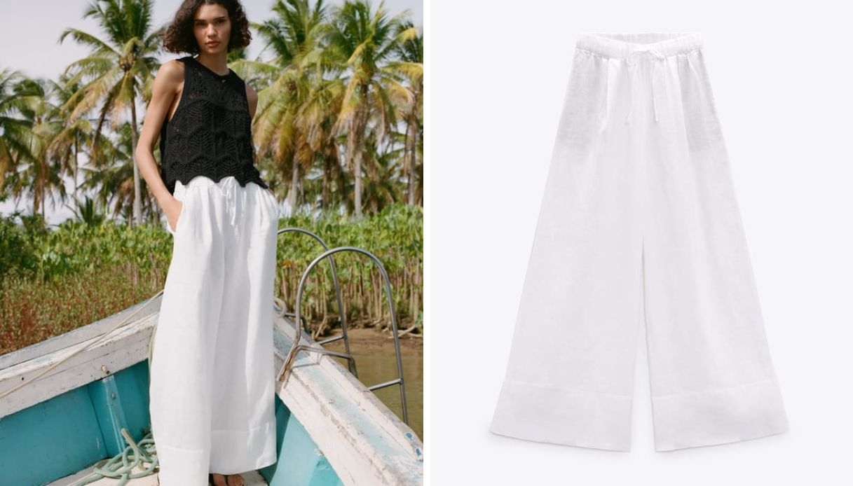 Pantalone in lino
