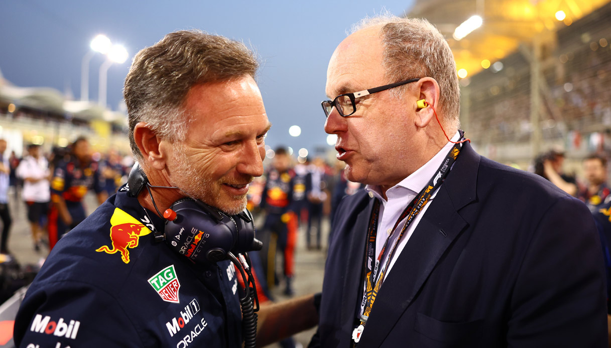 Christian Horner Alberto di Monaco