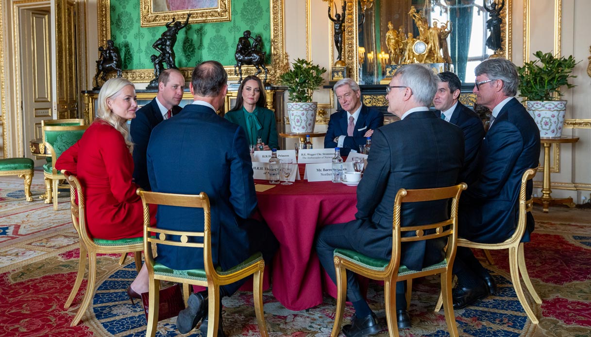 Kate Middleton William Haakon di Norvegia Mette-Marit di Norvegia