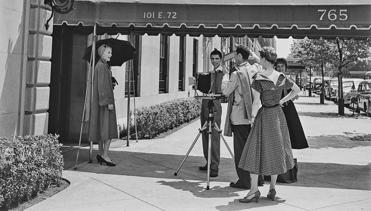 Uno shooting di Diane e Allan Arbus