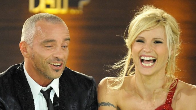 Michelle Hunziker e Eros Ramazzotti, prima foto da nonni insieme a Cesare