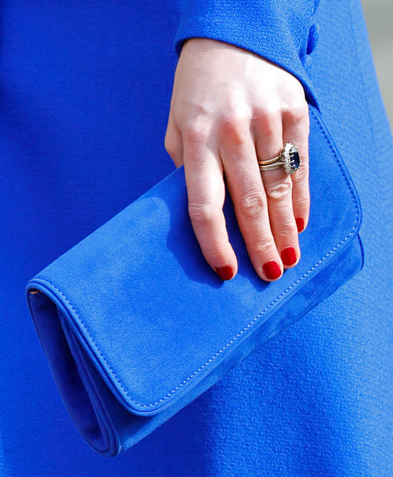 Kate Middleton smalto rosso