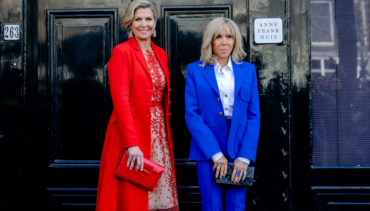 Maxima d'Olanda Brigitte Macron