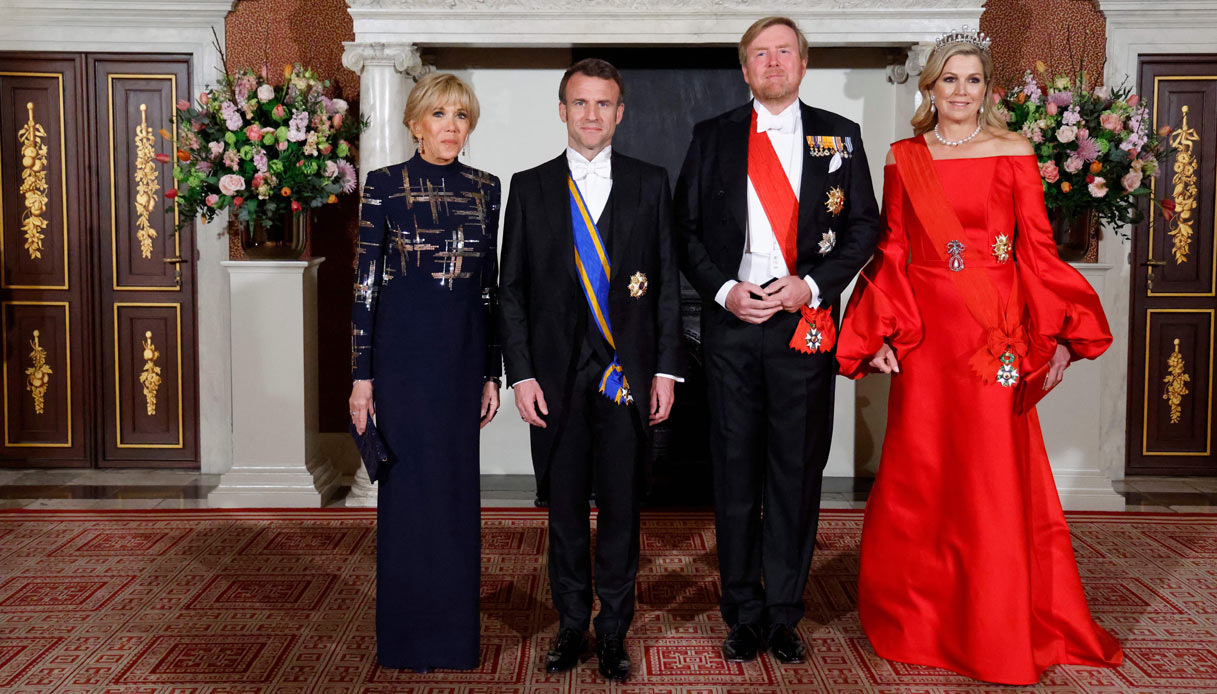 Brigitte Macron Emmanuel Macron Maxima d'Olanda Guglielmo d'Olanda