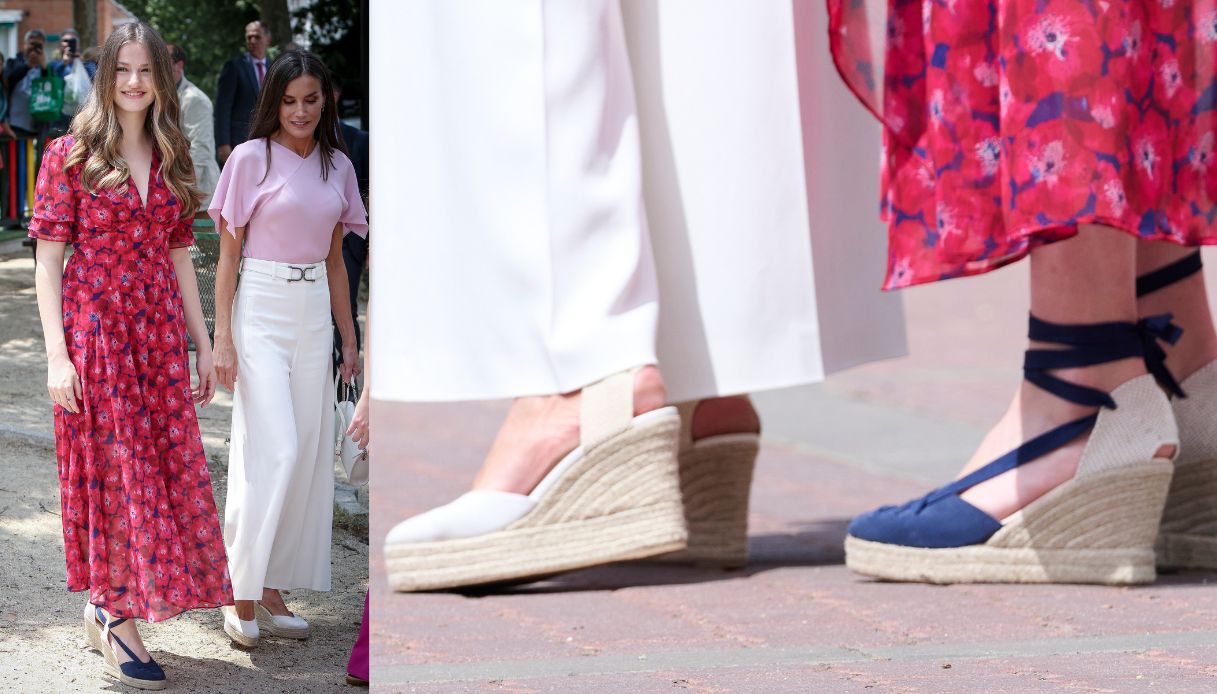Letizia di Spagna e Leonor