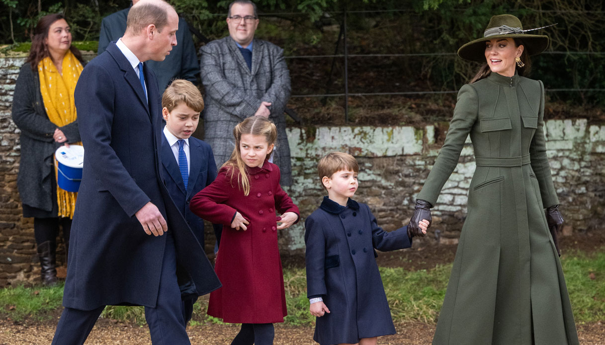 Charlotte William Kate Middleton Natale