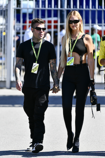 Chiara Ferragni e Fedez a Monza