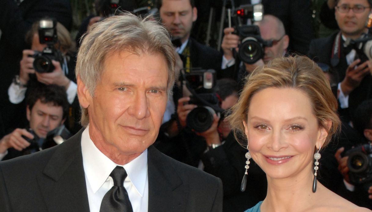Harrison Ford e Calista Flockhart a Cannes 2008 per "Indiana Jones"
