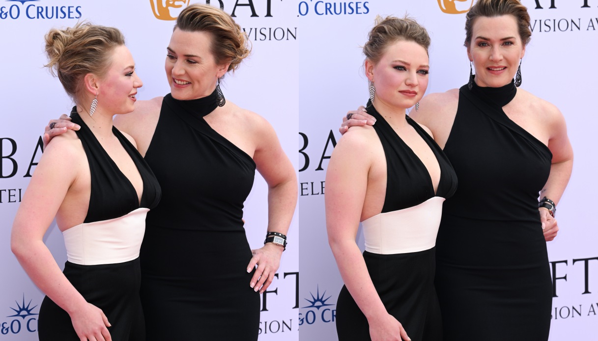 Kate Winslet e la figlia Mia Threapleton identiche sul red carpet
