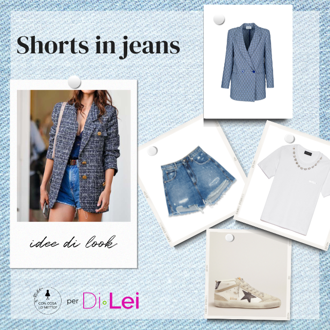 shorts in jeans look