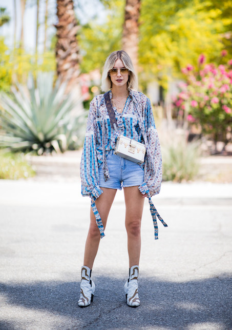 shorts jeans camicia fantasia