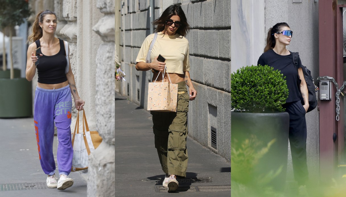 Elisabetta Canalis, look casual
