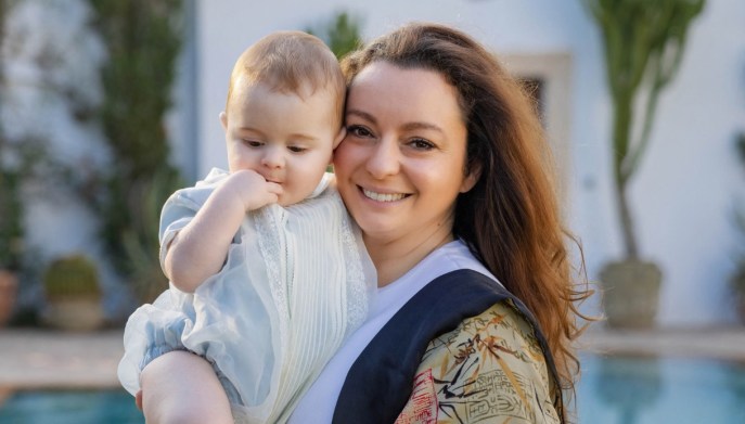 La Principessa Victoria (Rebecca Bettarini) e suo figlio Alexandre Romanov