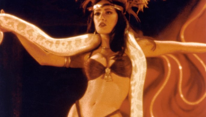 Foto di Salma Hayek sul set di Dal tramonto all'alba