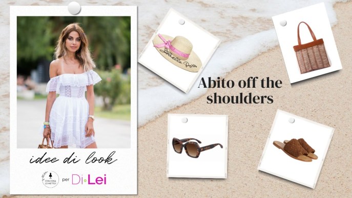 Abito off the shoulders, ecco come abbinarlo