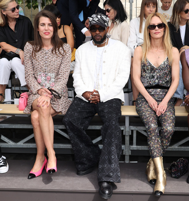 Charlotte Casiraghi Vanessa Paradis sfilata Haute Couture Chanel