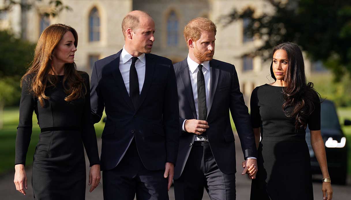 Kate Middleton, William, Harry e Meghan Markle
