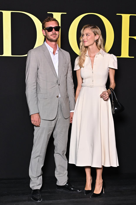 Pierre Casiraghi Beatrice Borromeo Paris Fashion Week Dior