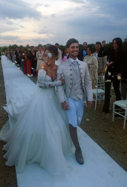 Gessica Notaro e Filippo Bologni sposi