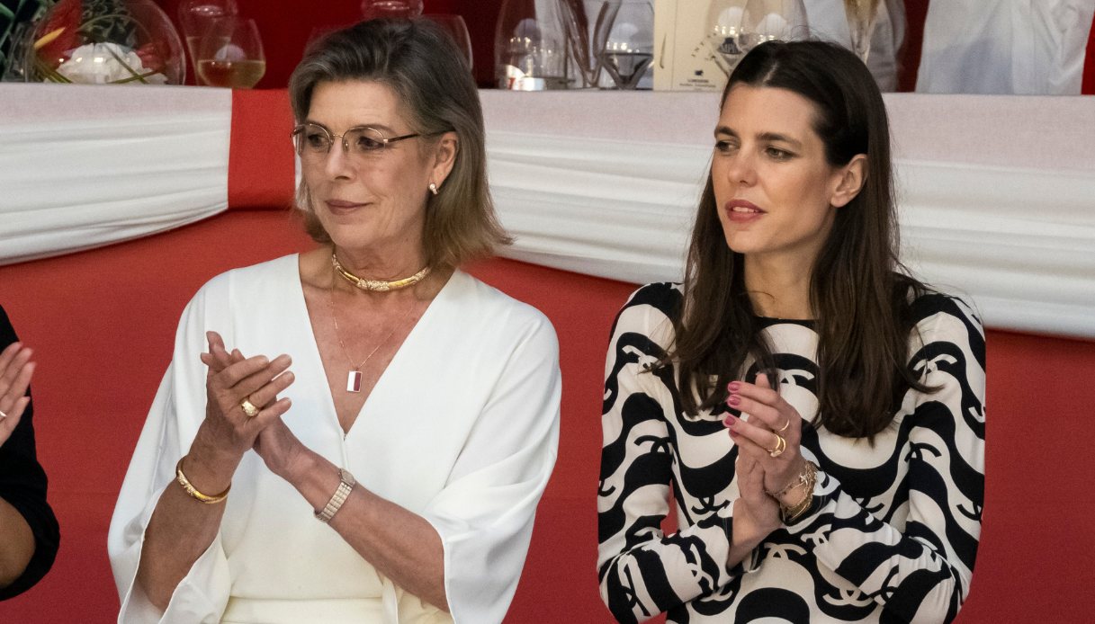 Carolina di Monaco con la figlia Charlotte Casiraghi 