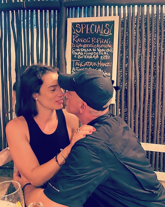 Eros Ramazzotti e Dalila Gelsomino 