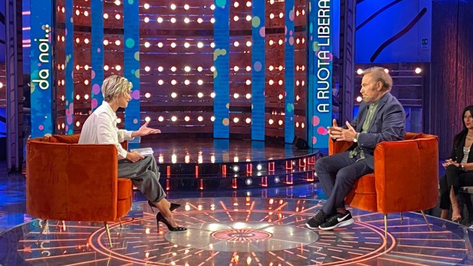Franco Nero piange a “Da noi… a ruota libera” per Vanessa Redgrave