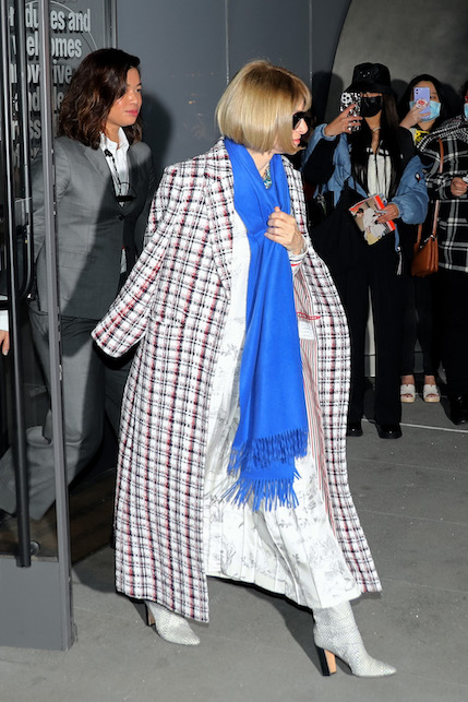 anna wintour con la pashmina