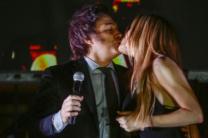Javier Milei e Fátima Florez