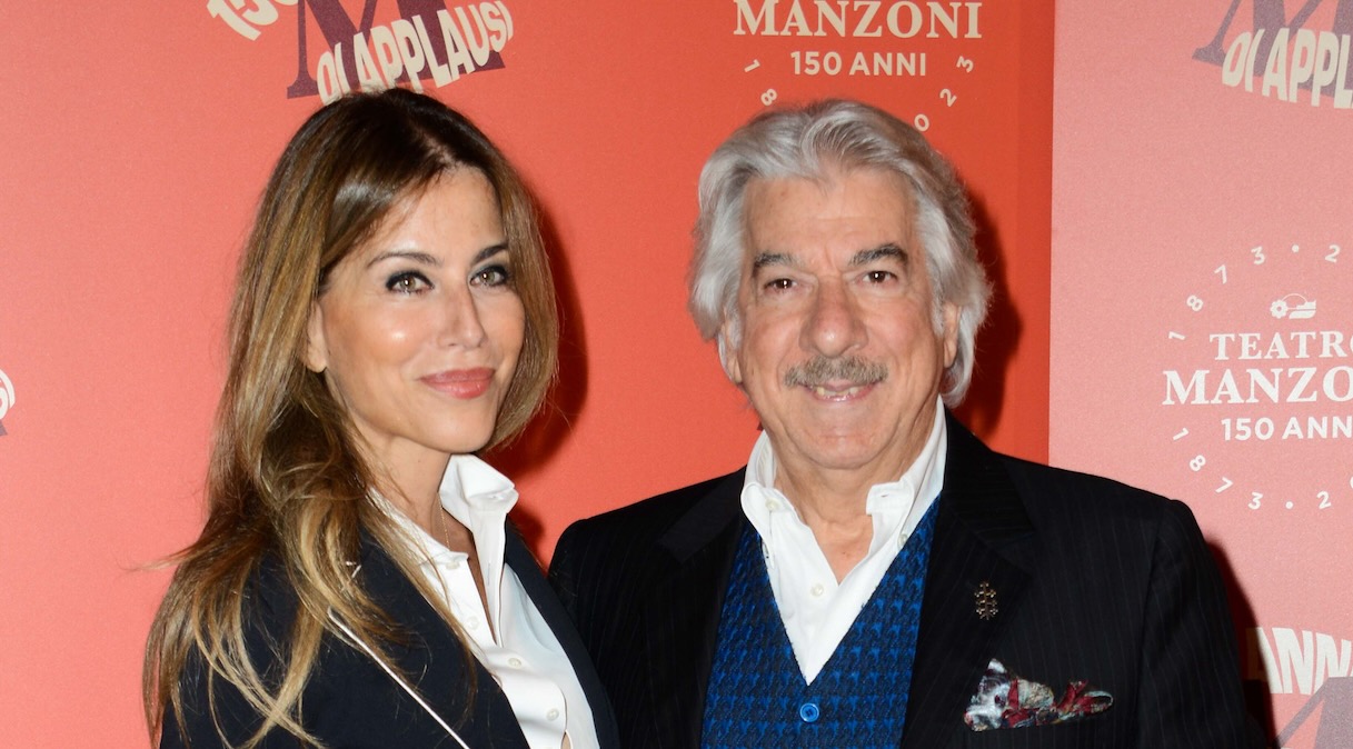 Marco Columbro e la compagna Marzia Risaliti