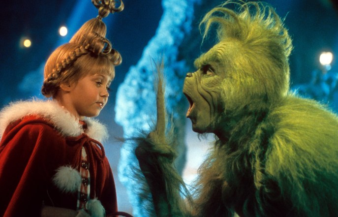 Taylor Momsen e Jim Carrey ne "Il Grinch"