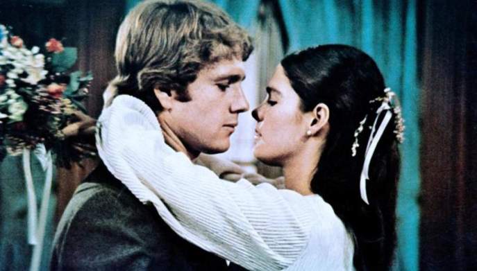 Ryan O'Neal e Ali MacGraw in "Love Story"