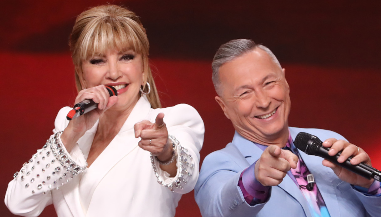 Milly Carlucci e Paolo Belli a Ballando con le stelle