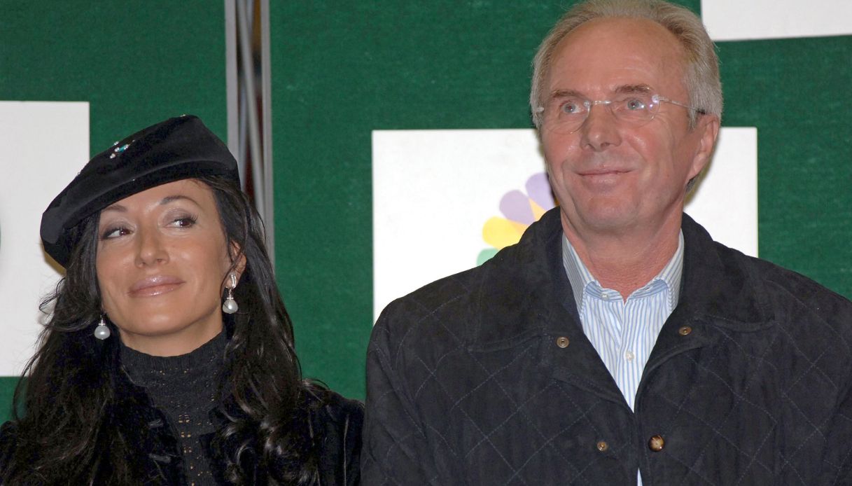 Eriksson e Nancy Dell'Olio