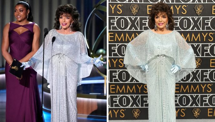 L'attrice Joan Collins