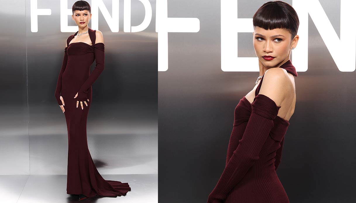 Zendaya alla sfilata Fendi durante la Paris Fashion Week di gennaio 2024