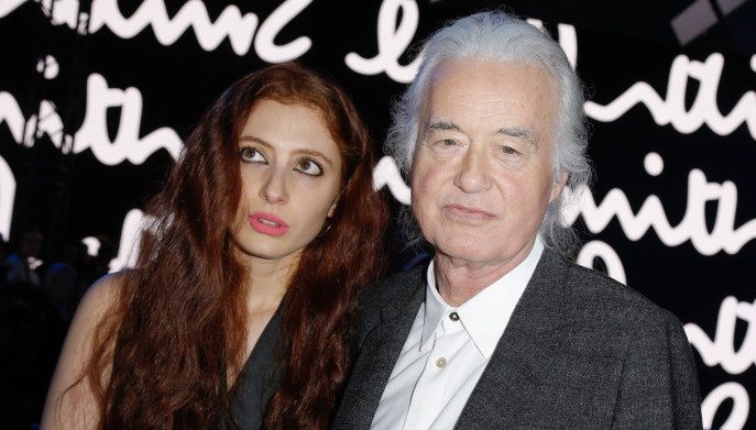 Jimmy Page e la fidanzata