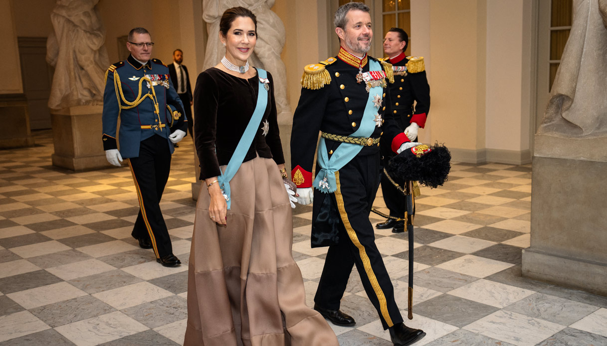 Mary di Danimarca Federico di Danimarca gala nuovo anno 2024