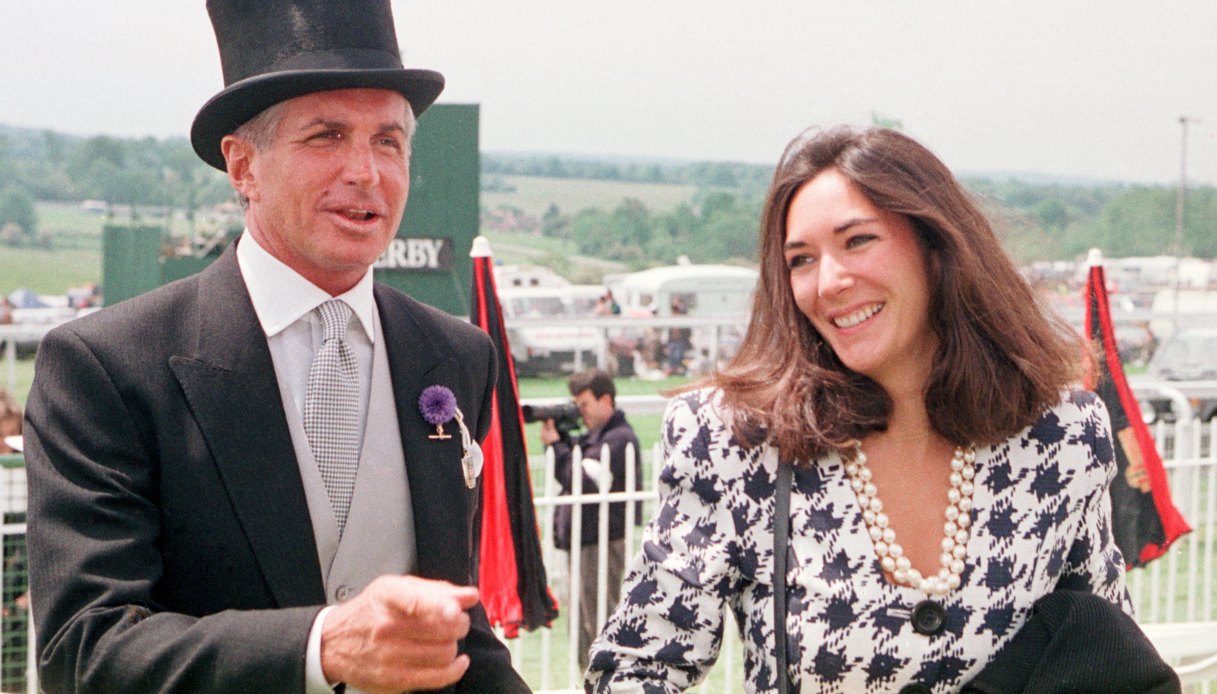 George Hamilton e Ghislaine Maxwell