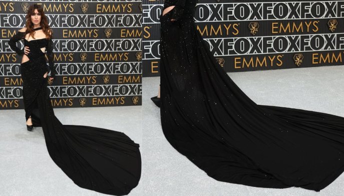 Sabrina Impacciatore look Emmy Awards