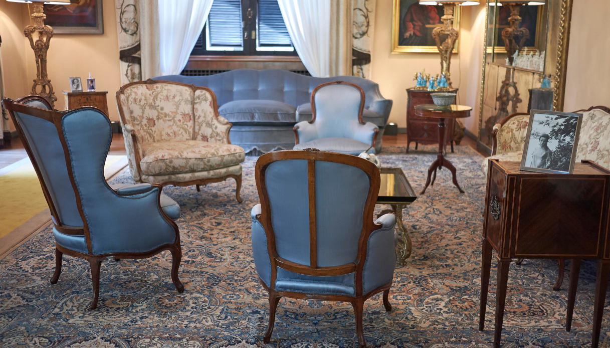 Il salotto di Villa Necchi Campiglio