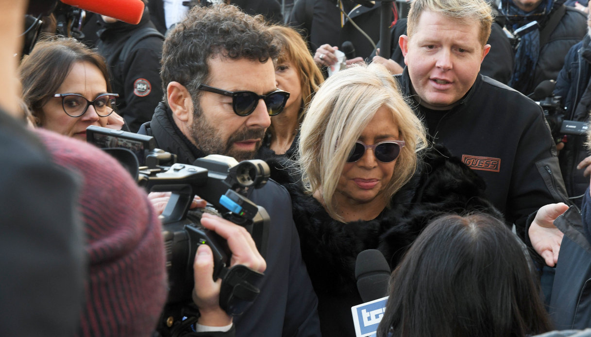 Funerali Sandra Milo, Mara Venier e Alberto Matano