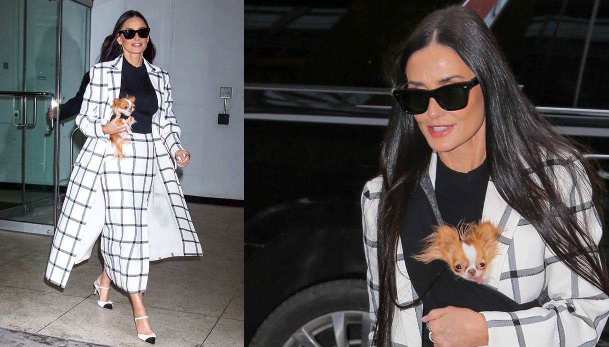 Demi Moore al Drew Barrymore Show, gennaio 2024