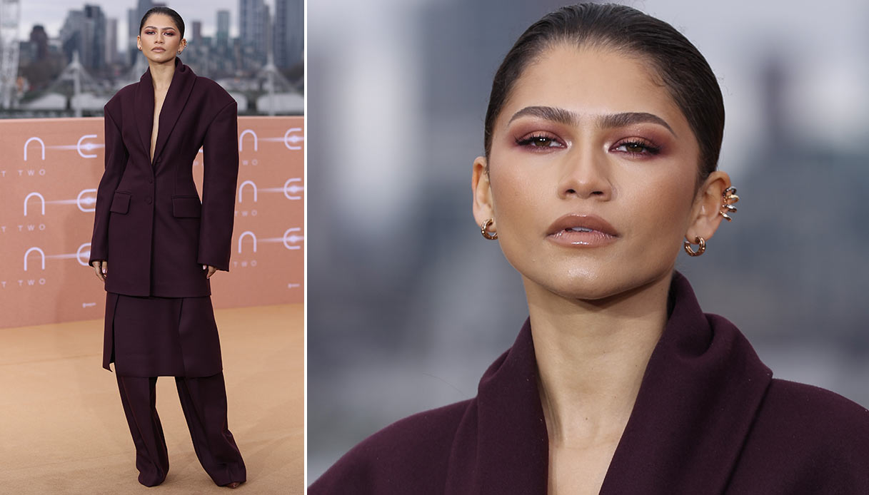 Zendaya alla premiere di "Dune-Part two" a Londra, 14 febbraio 2024