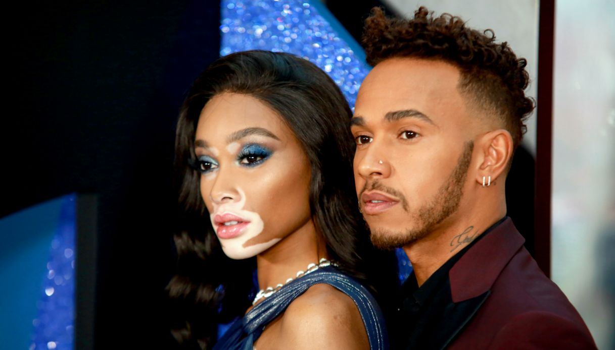 Lewis Hamilton e Winnie Harlow