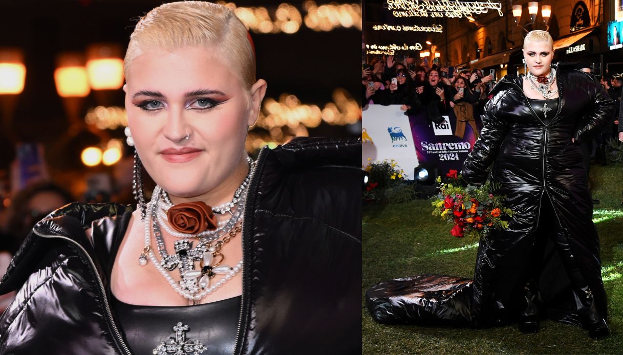 Big Mama, il look per il Green Carpet di Sanremo 2024